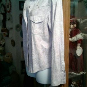 Beautiful,SOFT, Lavender Western/Cowgirl Shirt with Pearl Snaps💜